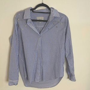 Rails Pearl button- down top